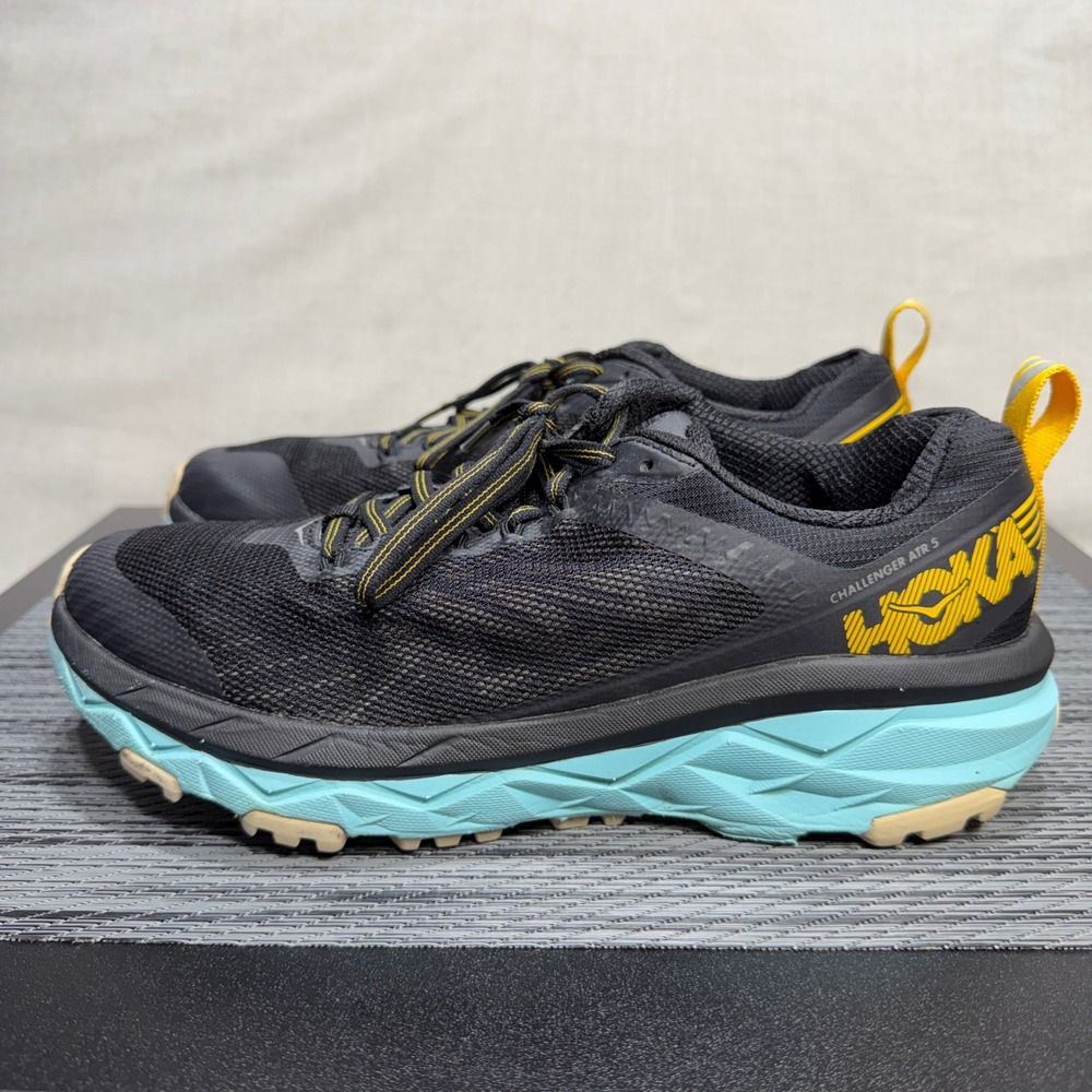 Hoka One Challenger ATR 5 Running Shoes - Womens 8.5 - Black Blue 1104094 AASN